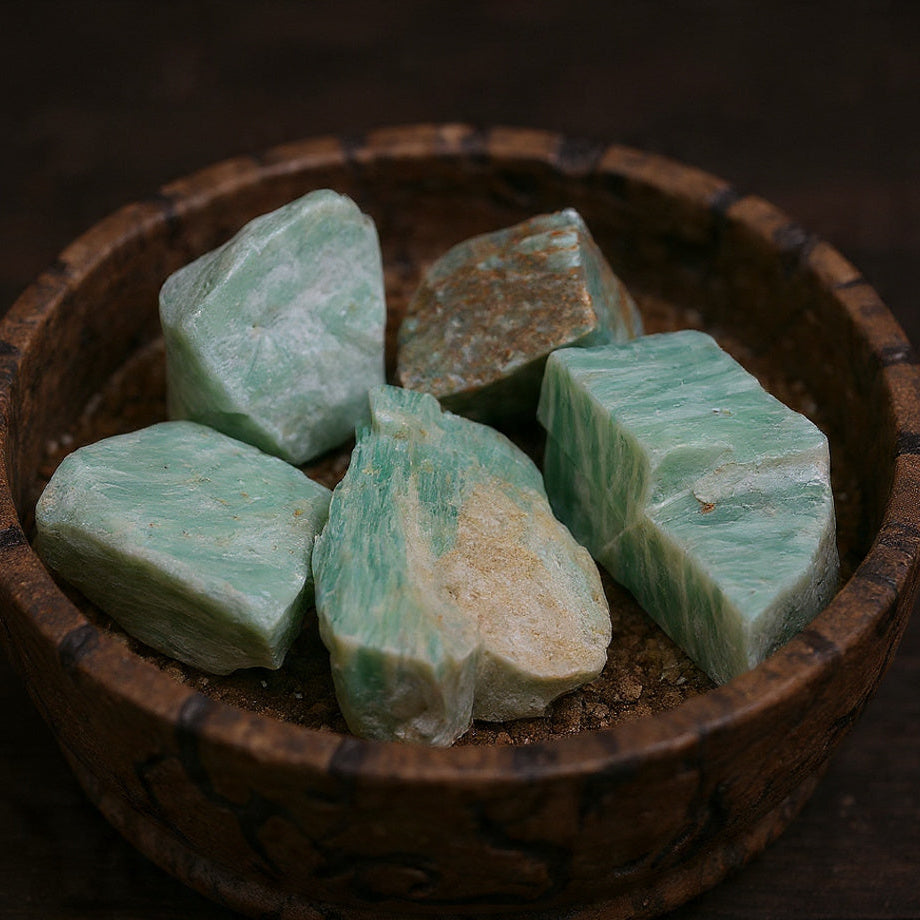 Amazonite Bruta — Clareza, Equilíbrio, Emoções Positivas