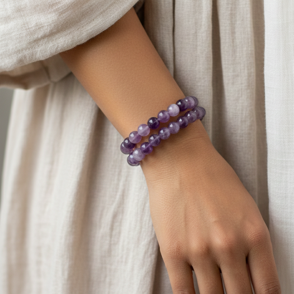 Pulseira Ametista 8mm