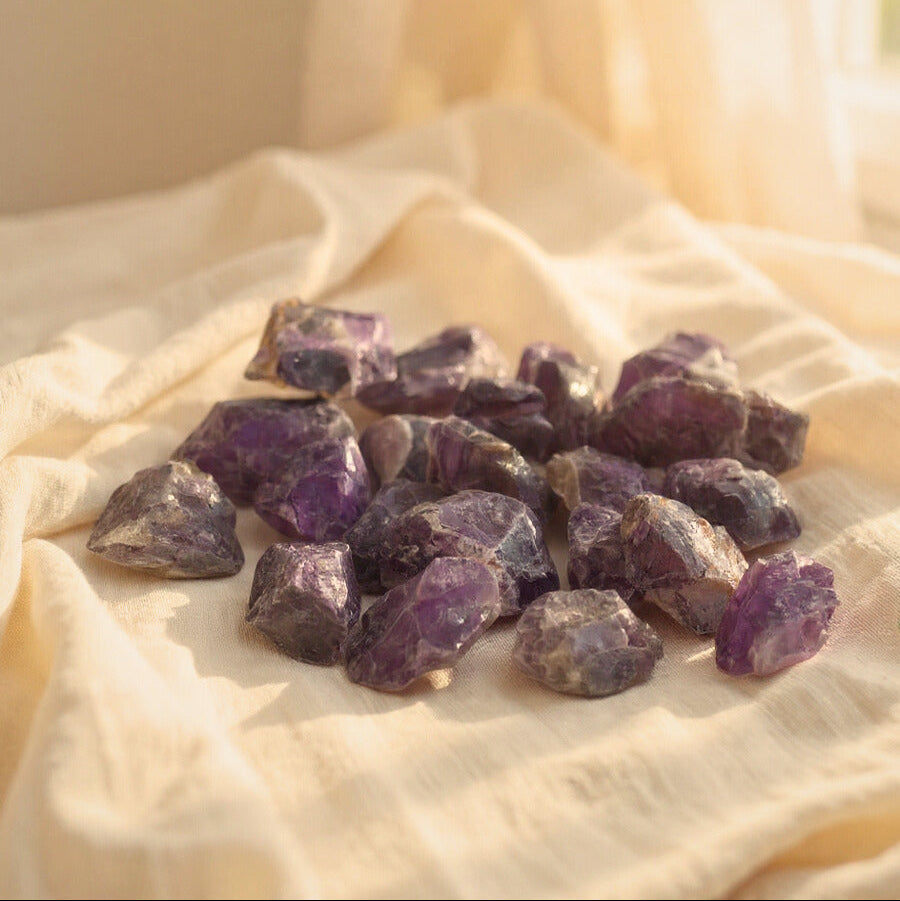 Ametista Bruta — Espiritualidade, Intuição, Meditação
