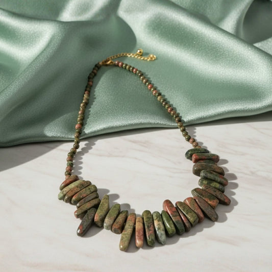 Colar Unakite
