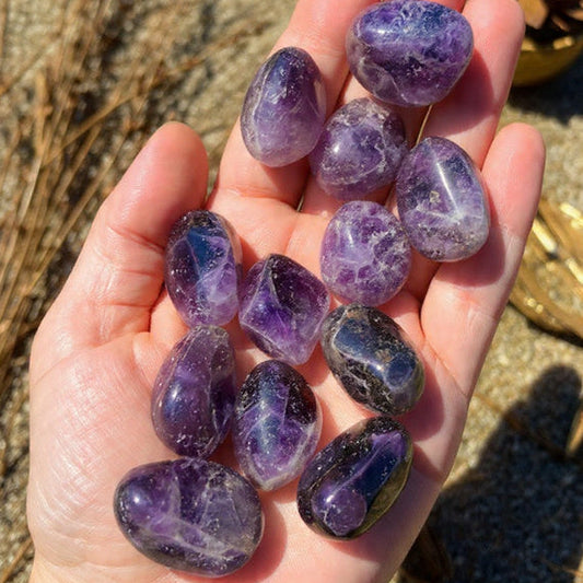 Ametista Rolada — Espiritualidade, Intuição, Meditação