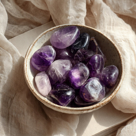 Ametista Rolada — Espiritualidade, Intuição, Meditação