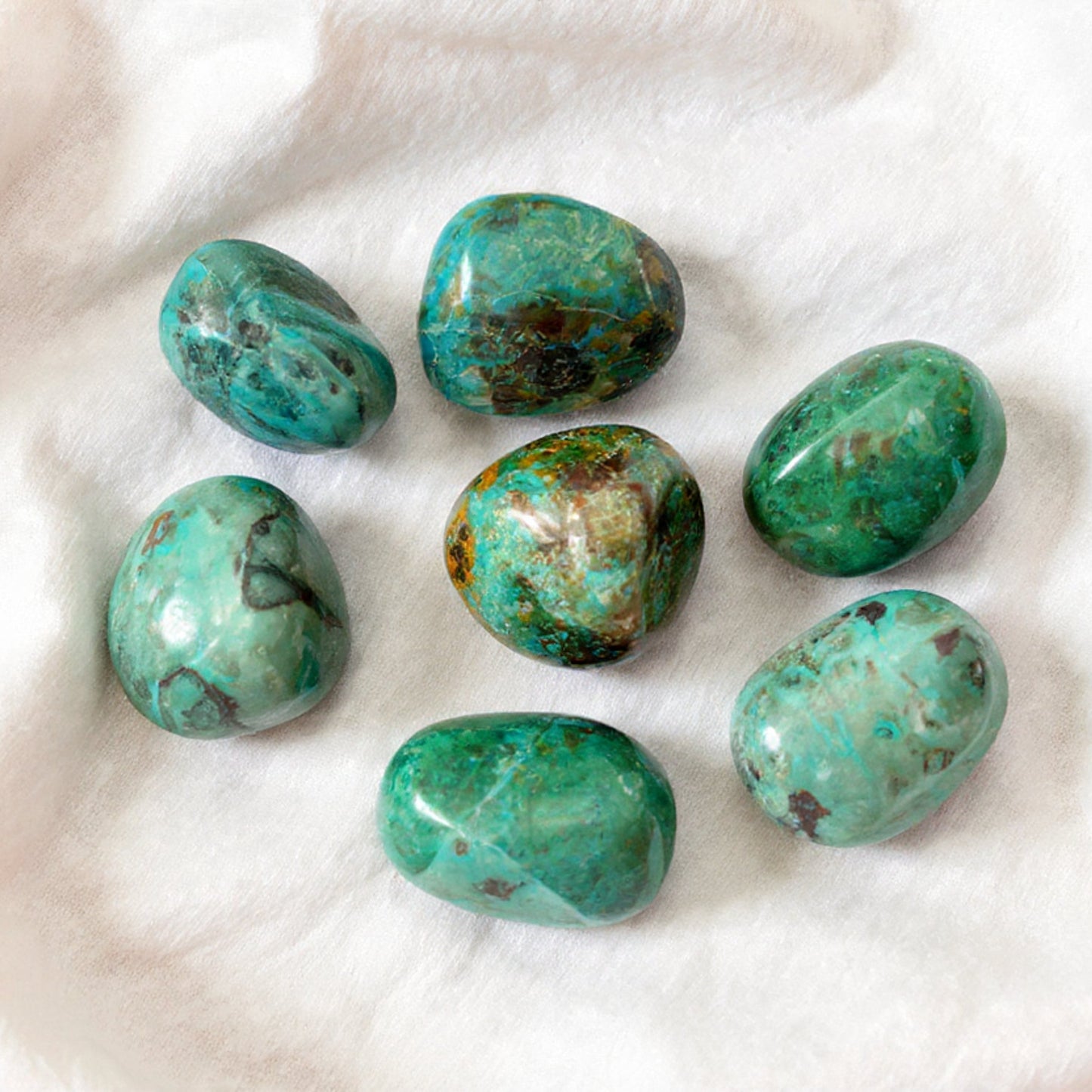 Crisocola Rolada — Sagrado Feminino, Fertilidade, Cura