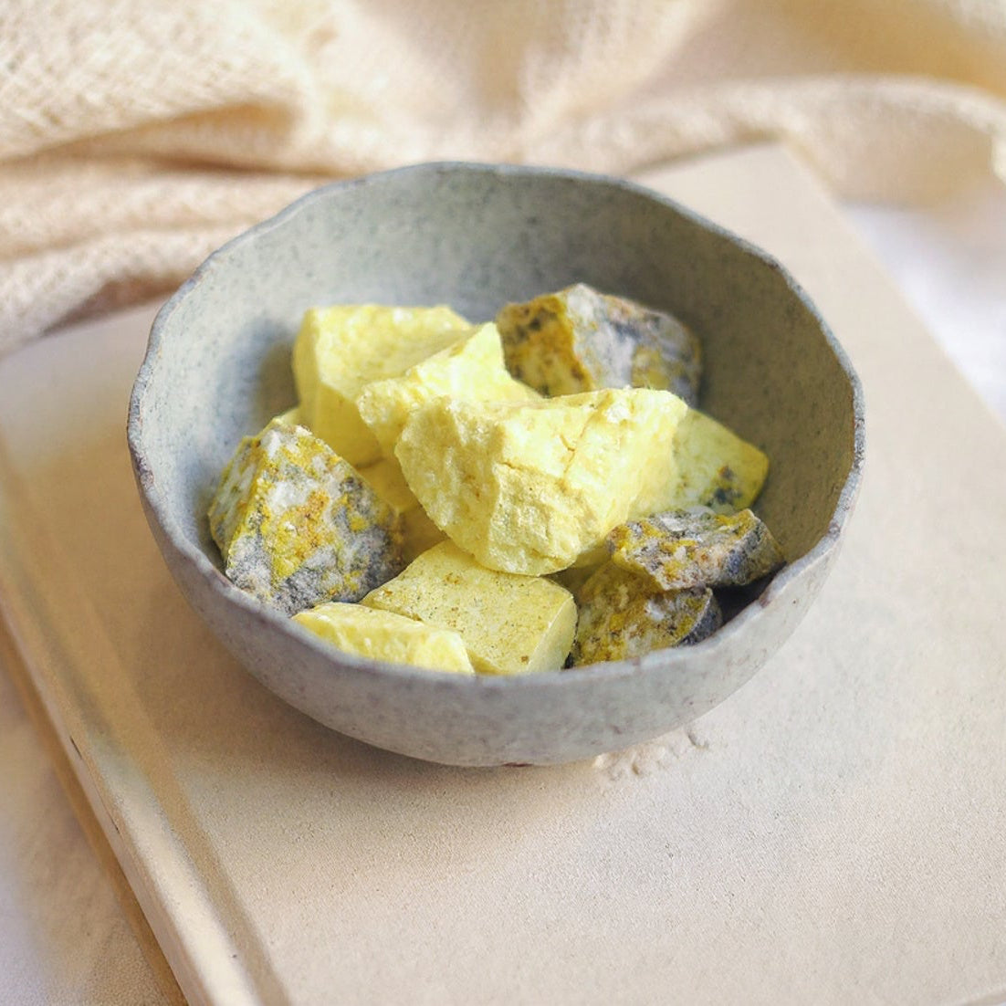 Enxofre Bruto — Limpeza, Renovação, Proteção