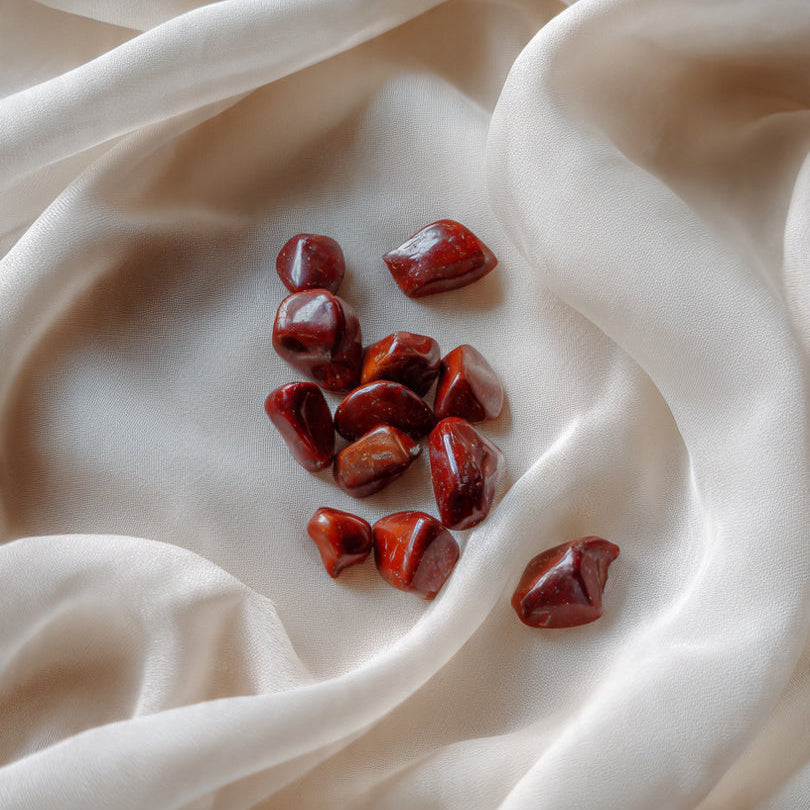 Jaspe Vermelho Rolado — Vitalidade, Coragem, Força