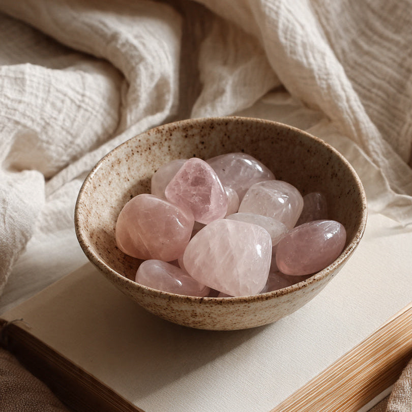 Quartzo Rosa Rolado — Amor, Relacionamentos, Harmonia