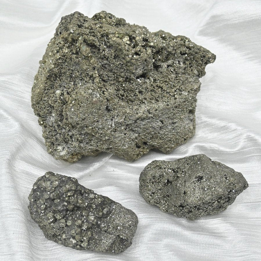 Pirita Peruana Bruta (Premium) — Abundância, Prosperidade, Vontade